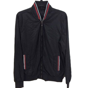 Gucci black monogram GG Logo Print Full-Zip Bomber Jacket MAKE AN OFFER!